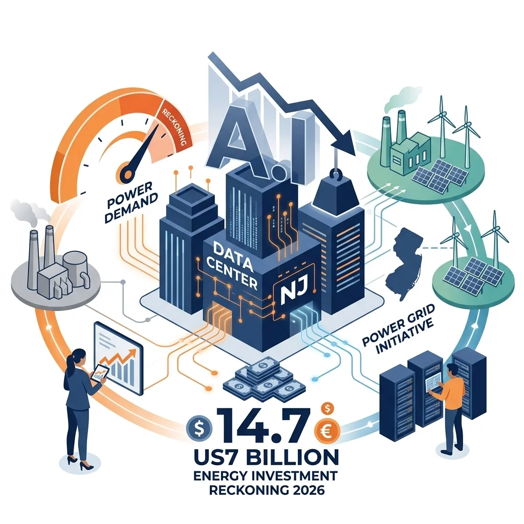 The AI Squeeze: Why NJ Data Centers are Facing a $14.7 Billion Energy Reckoning in 2026