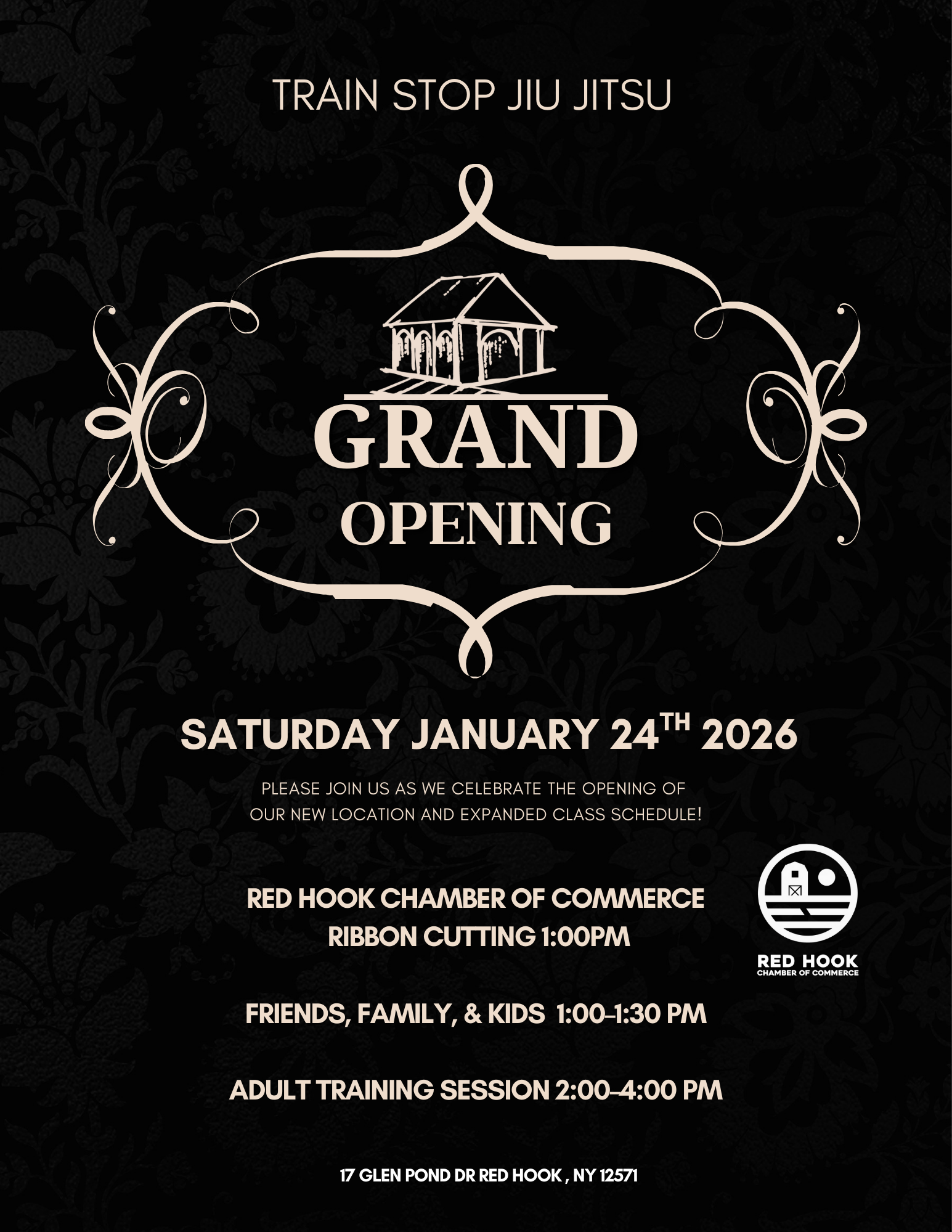 Train Stop Jiu Jitsu Ribbon Cutting