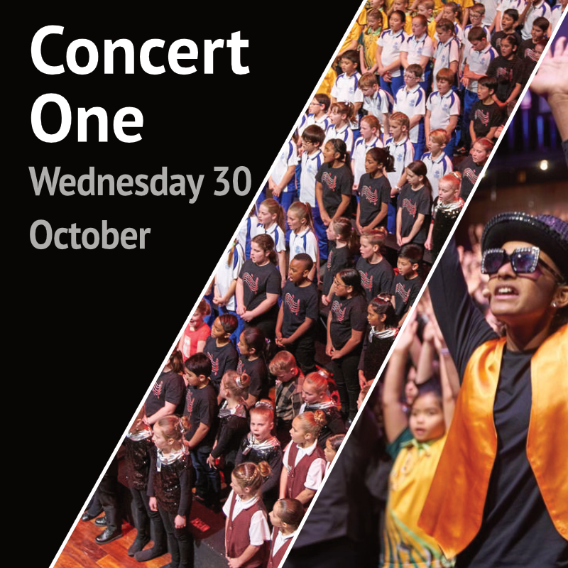 Concert One: Wednesday 30 October