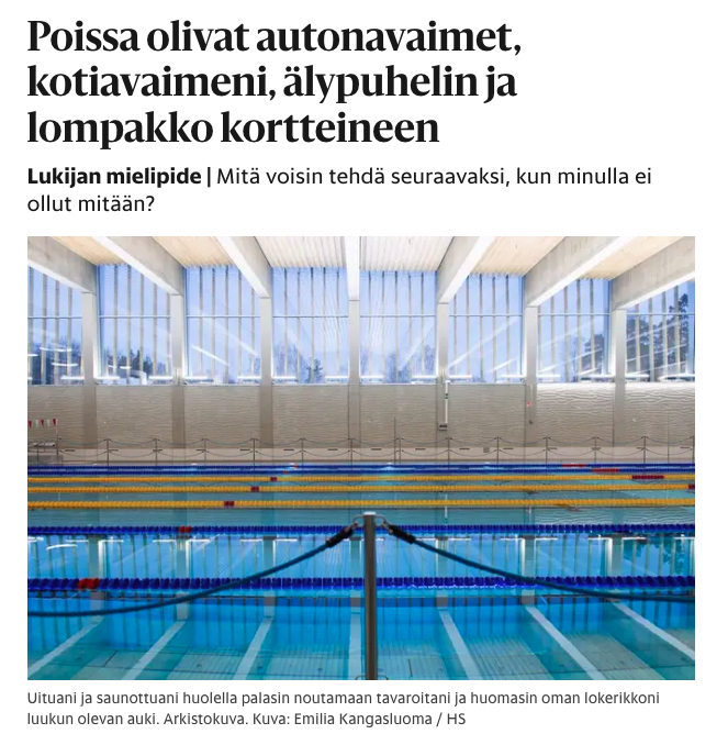 Mitä voisin tehdä seuraavaksi, kun minulla ei ollut mitään?