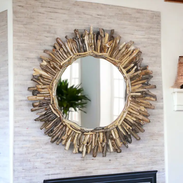 Driftwood Sunburst Mirror