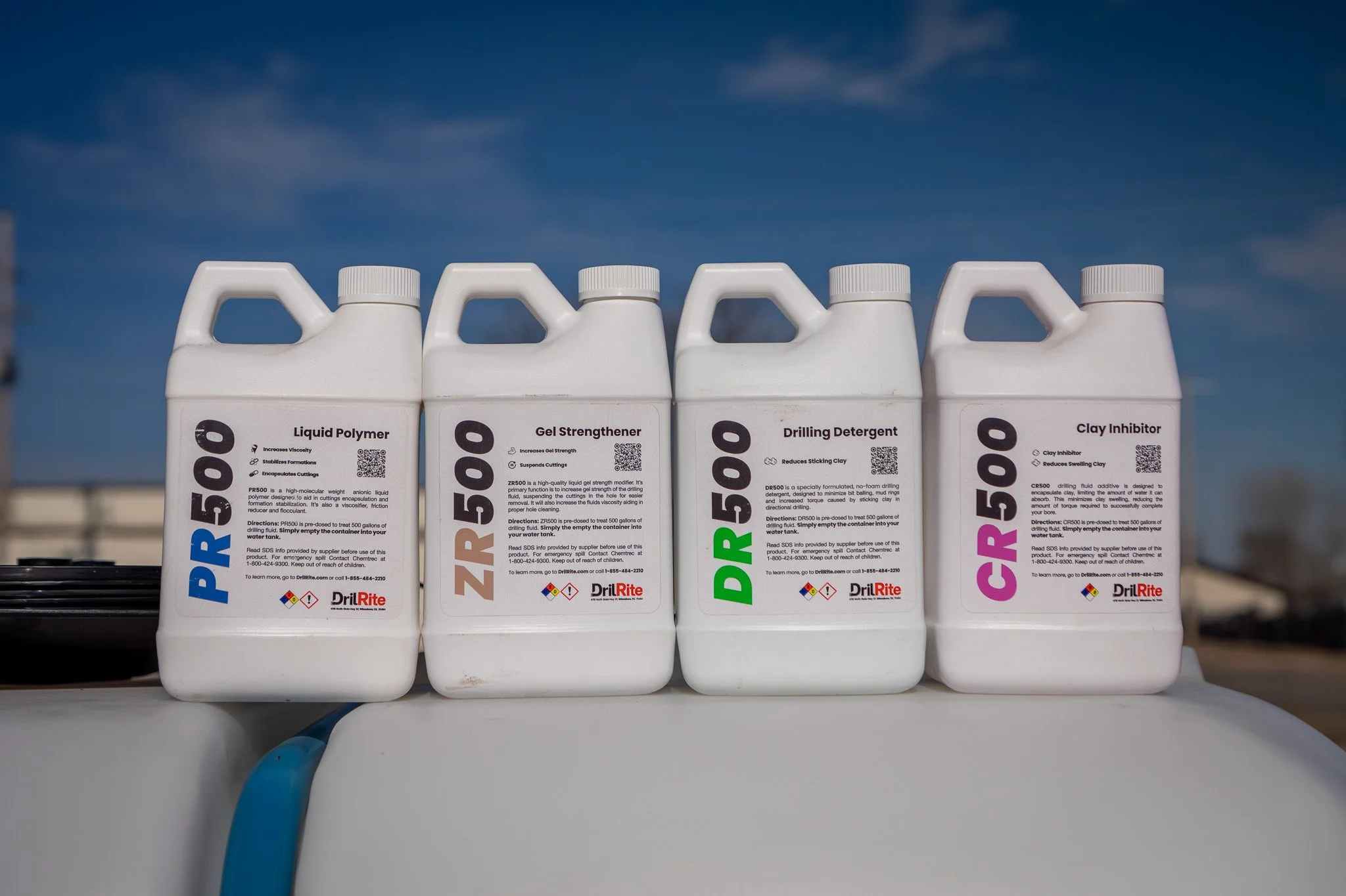 DrilRite 500 Series: Liquid Additives dosed for 500 Gallon HDD Mixing Systems
