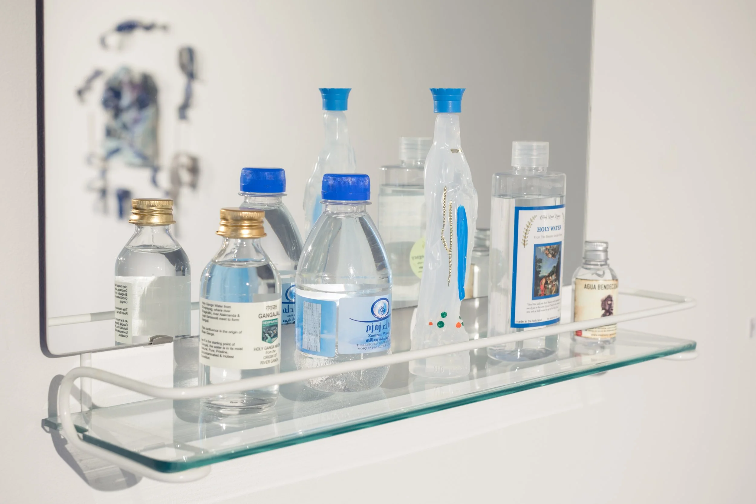 Ganges water, water from Zamzam well, Jordan river water,Lourdes spring water