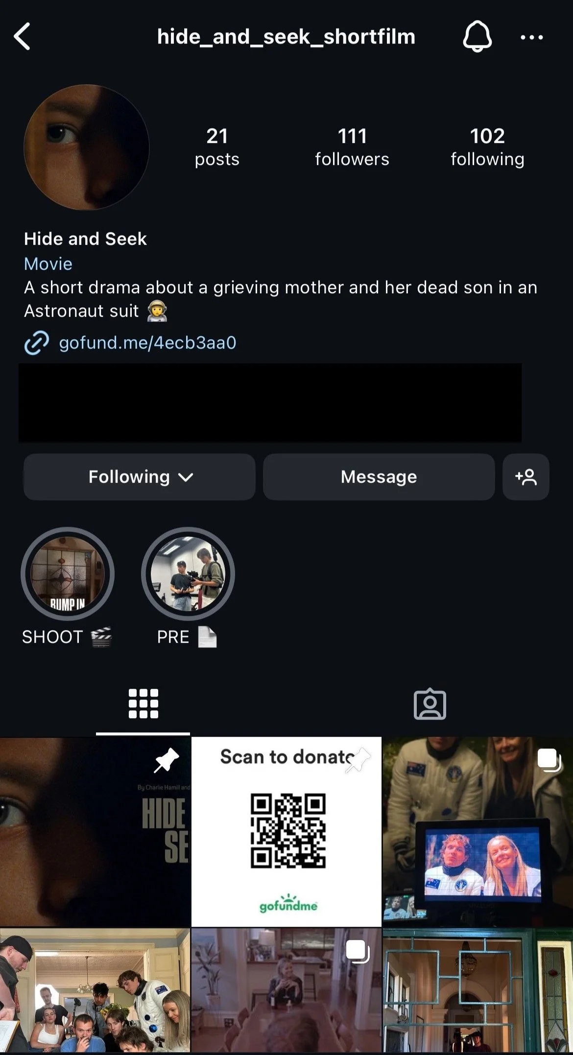 Hide and Seek Instagram Page (linked)