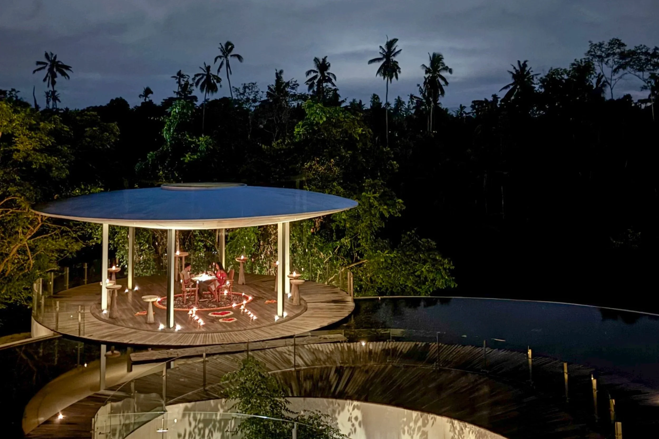 romantic dinner ubud