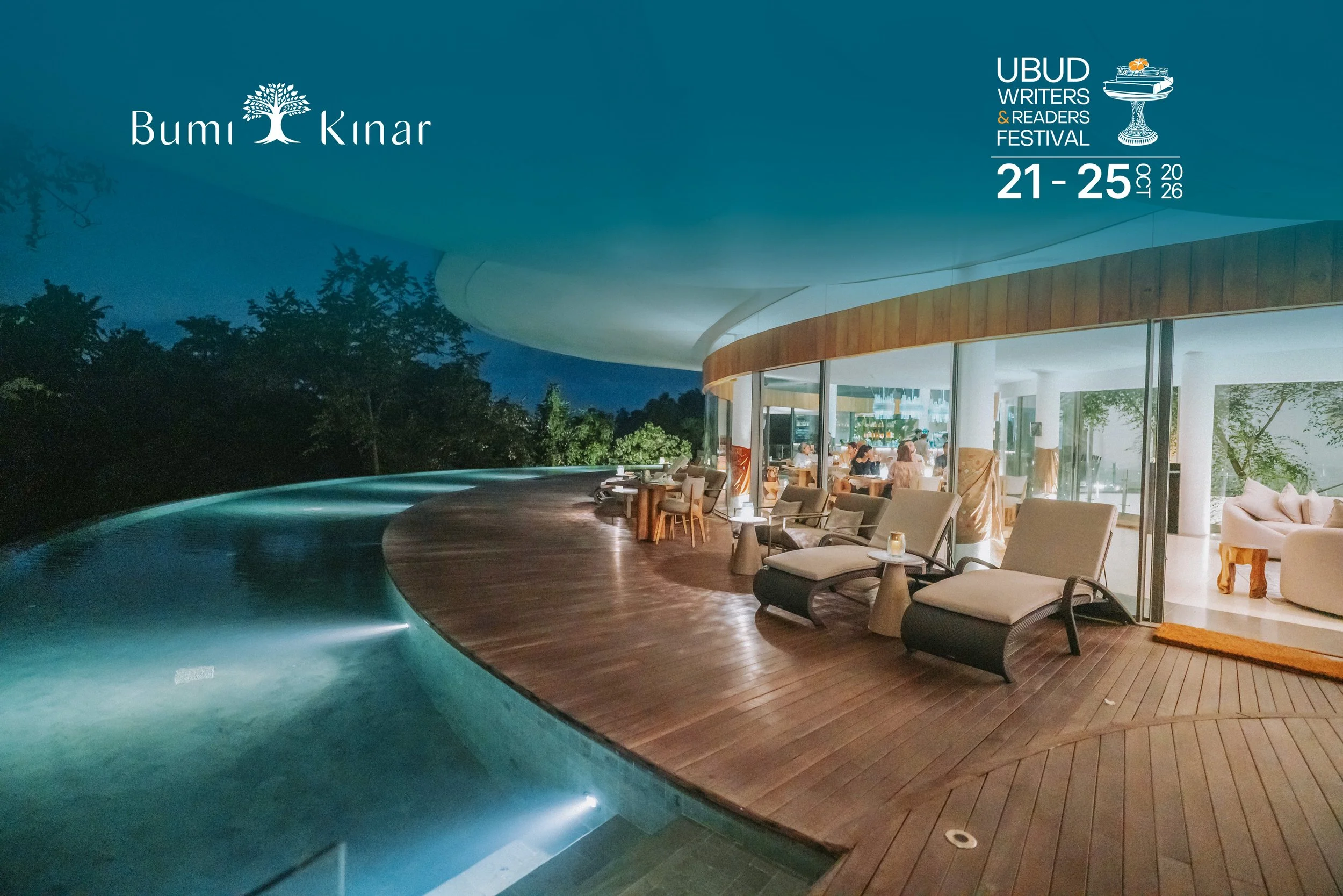 Bumi Kinar Skylight villa UWRF 2026 stay and festival bundle