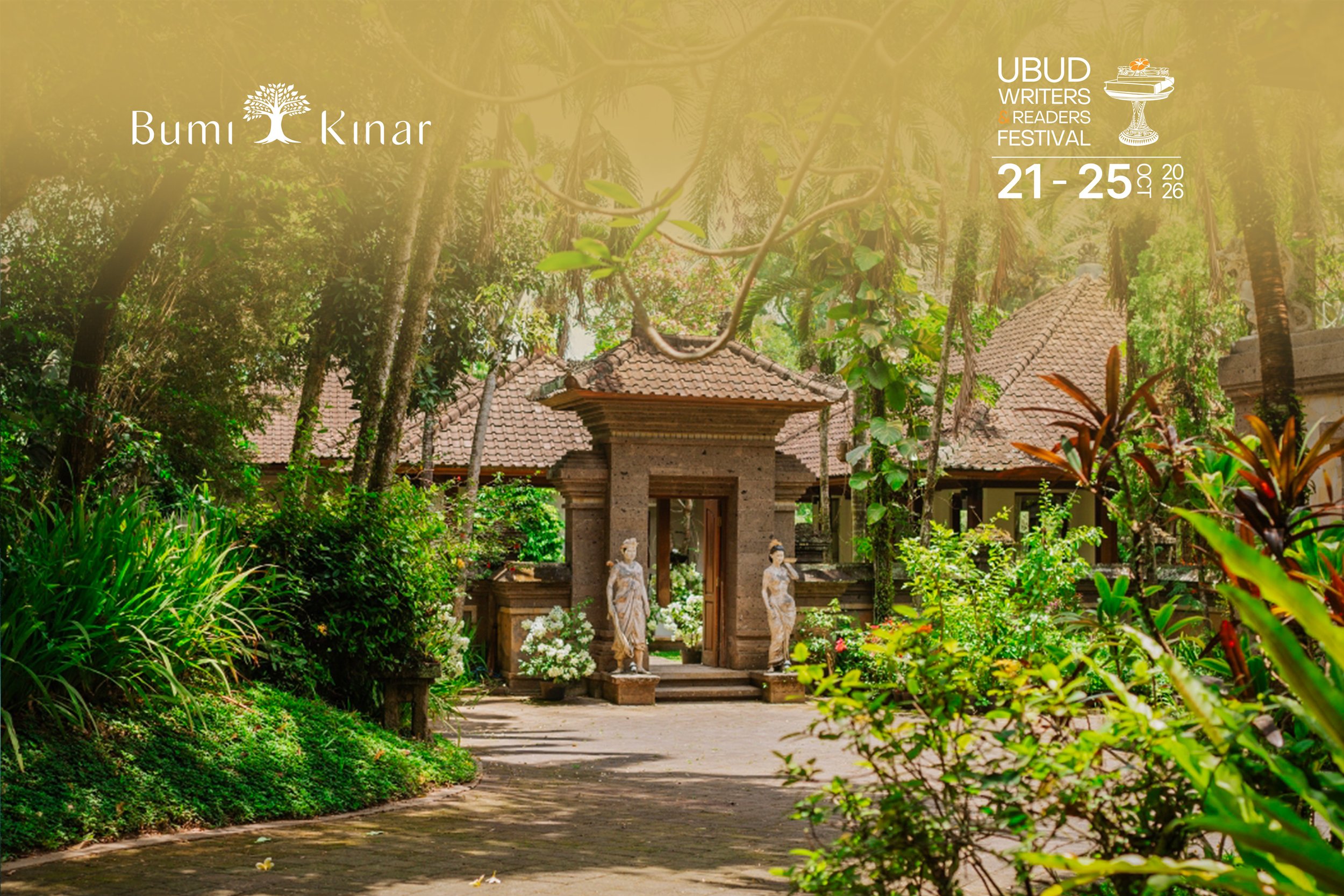 Bumi Kinar Heritage villa UWRF 2026 literary retreat bundle