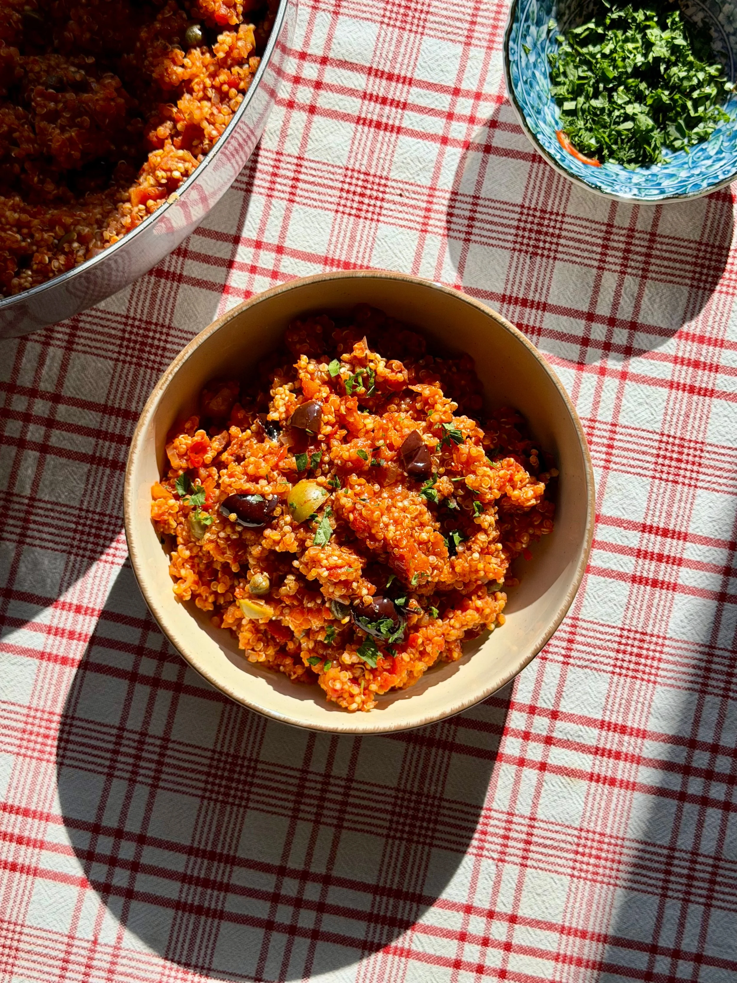 Κινόα σε στυλ Puttanesca