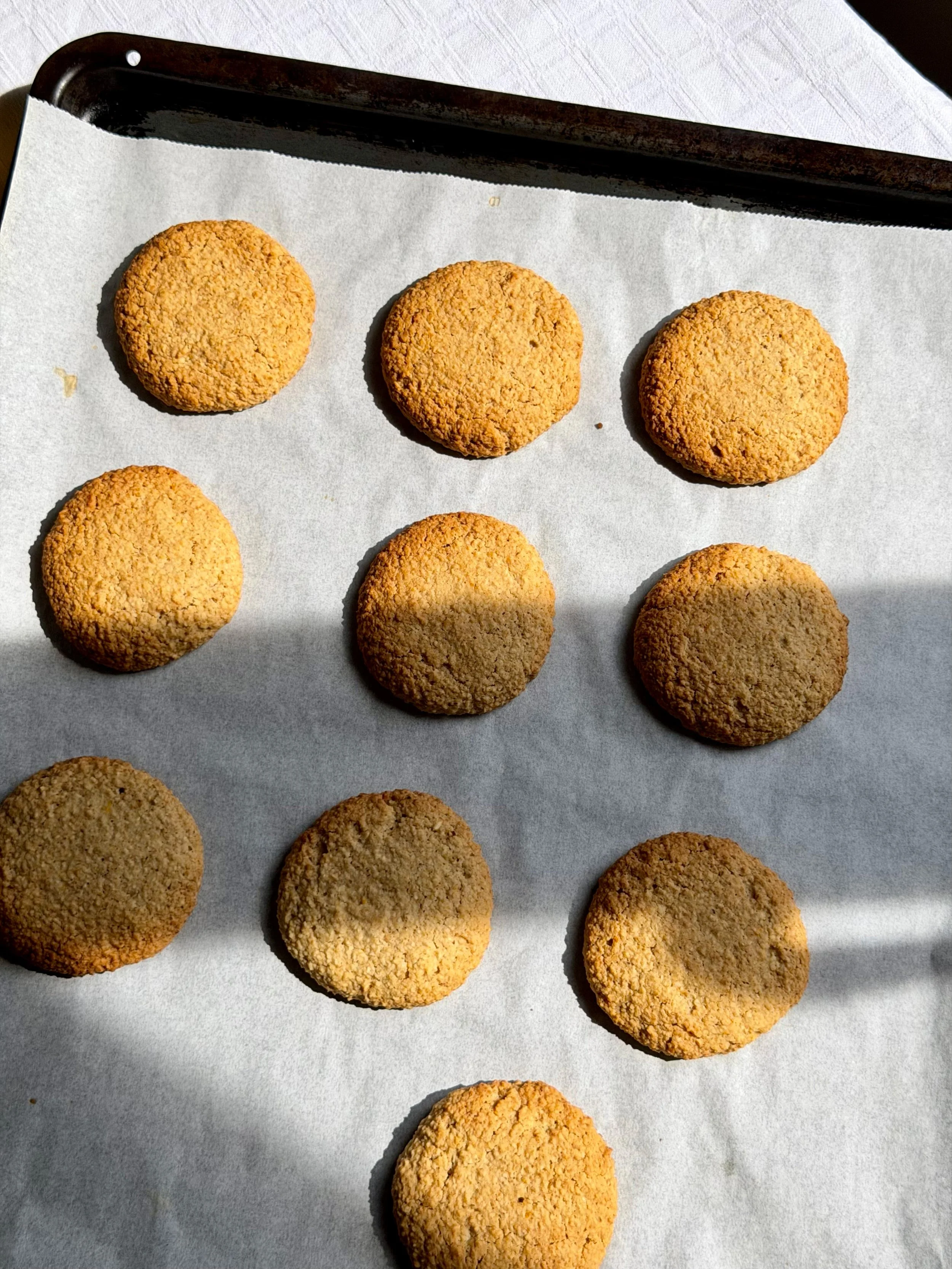 Μπισκότα βρώμης με λεμόνι 