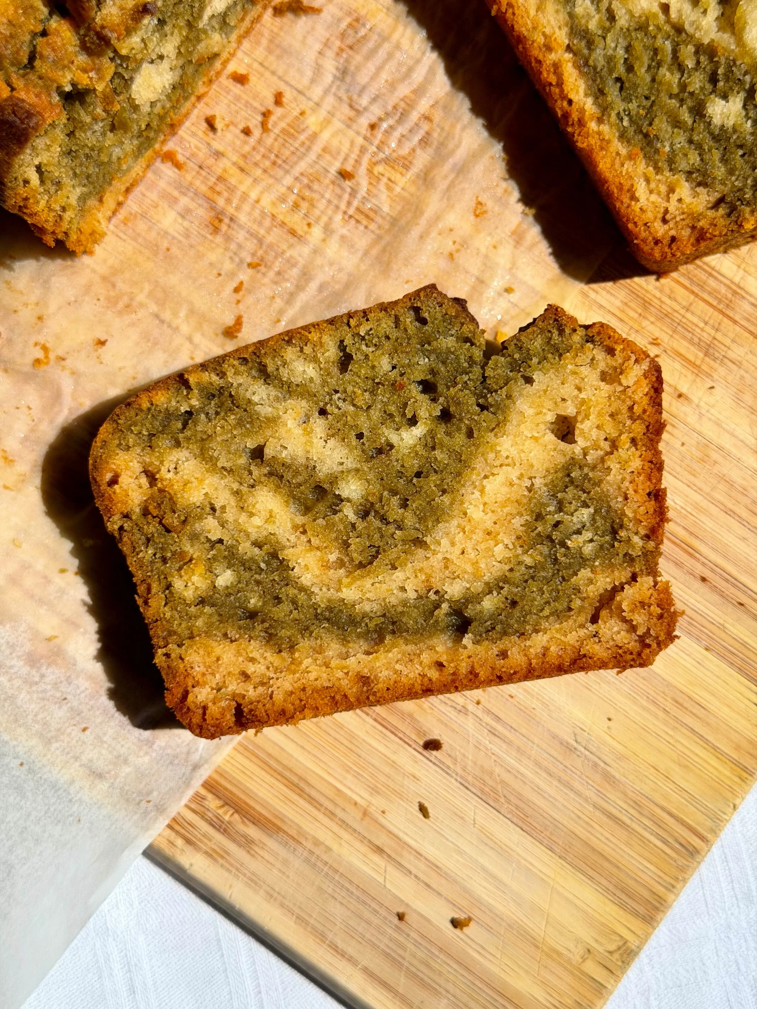 Κέικ μαρμπρέ matcha latte 