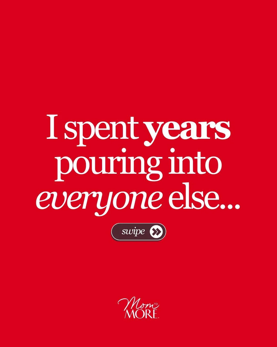 No time you spent was WASTED ❤️

I spent years pouring into everyone else...
Showing up.
Sacrificing.
Doing what needed to be done&hellip; even when it meant putting pieces of myself on hold.

What I needed to hear, and maybe you do too, is that none