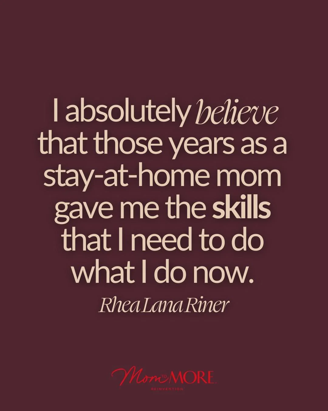 Some of the most powerful leadership lessons don&rsquo;t happen in a boardroom&hellip; they happen in the middle of motherhood.

When I sat down with Rhea Lana Riner @rhealanas she said something that stopped me in my tracks:

&ldquo;I absolutely bel