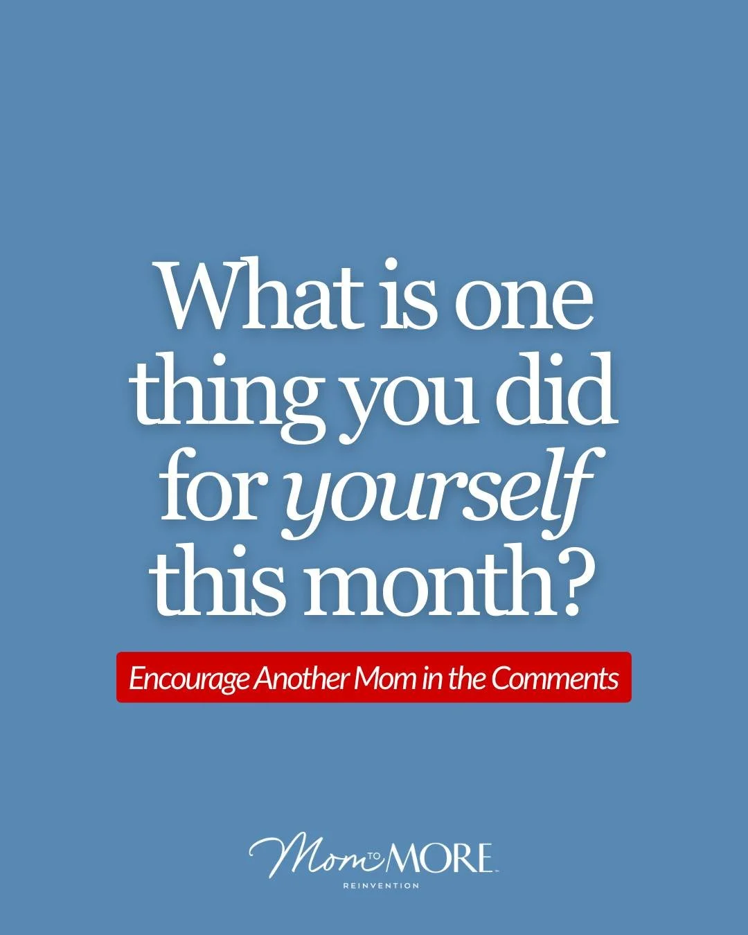 Did you do something just for YOU this month? ❤️

Maybe you rested when you normally would&rsquo;ve pushed through.
Maybe you said no without guilt.
Maybe you finally chose yourself&hellip; even in a small way.

That counts. It all counts.

So tell m