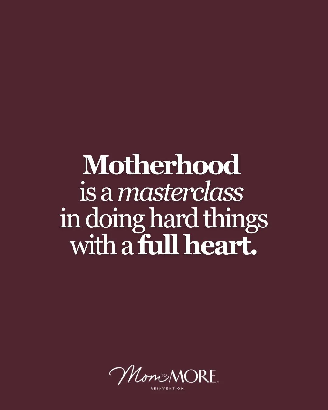 Motherhood will stretch you in ways nothing else can&hellip;

It asks more of you than you ever thought you had to give&hellip;
and somehow, you still find a way.

Not perfectly. Not always gracefully.
But with love&hellip; with intention&hellip; wit