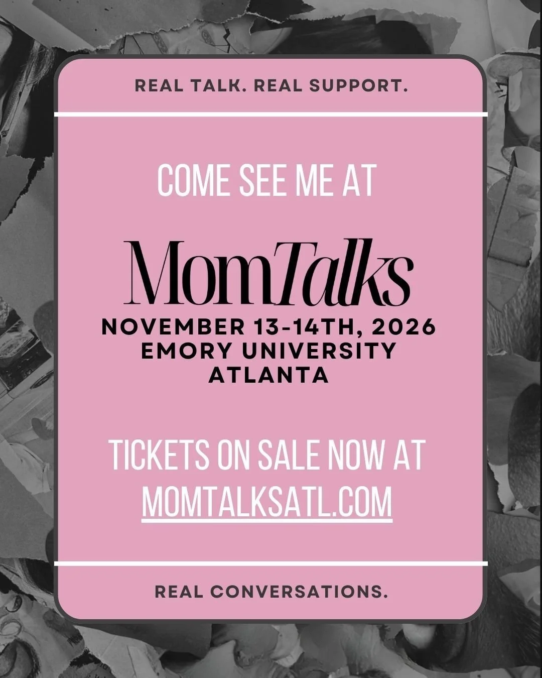 So much of motherhood happens in between everything else. In the car, in a quick text to a friend, or after everyone has finally gone to bed. And sometimes, the conversations we really need to have are the ones we keep putting off because there just 