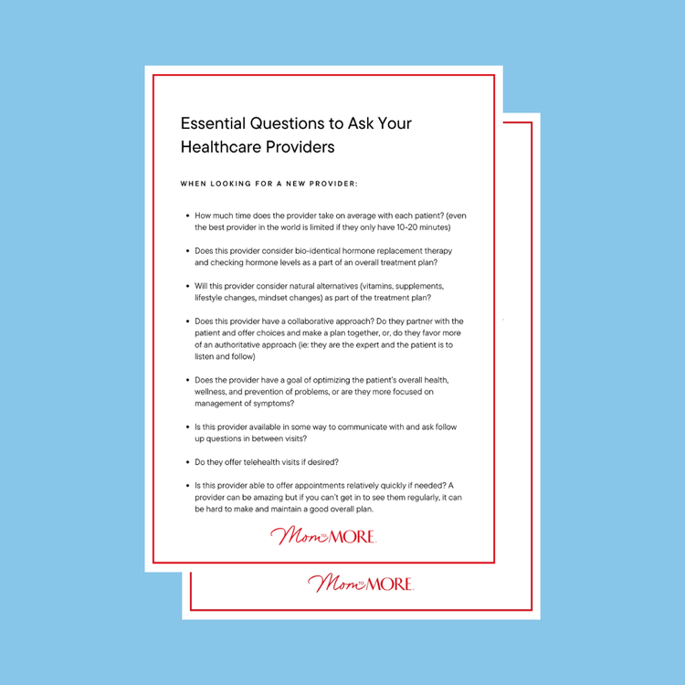 Essential Questions to ask your Healthcare Provider