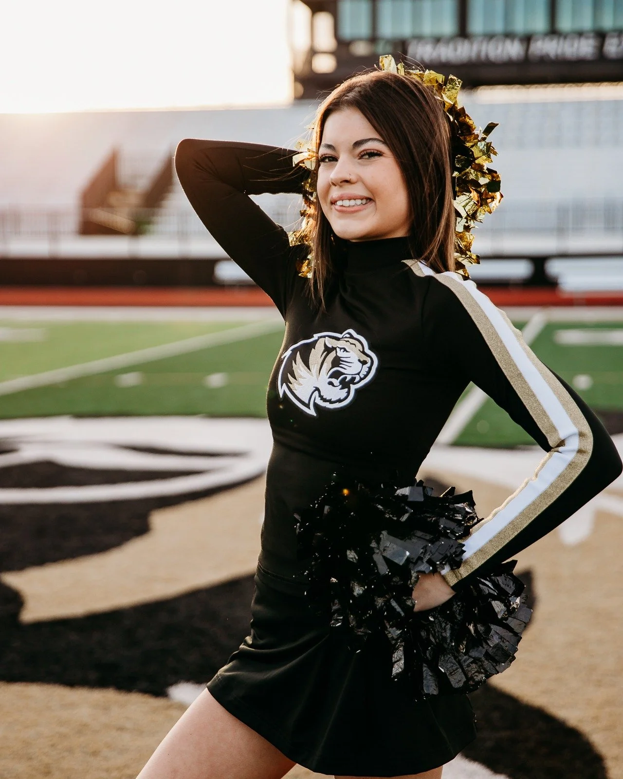 The sun is shining, pom-poms are popping, and Ms. Taylor is soaking up every last moment of her final year as a Tiger! 💛🖤📣 She&rsquo;s absolutely glowing, and it&rsquo;s safe to say senior season looks good on her! ✨

 If you&rsquo;ve been thinkin