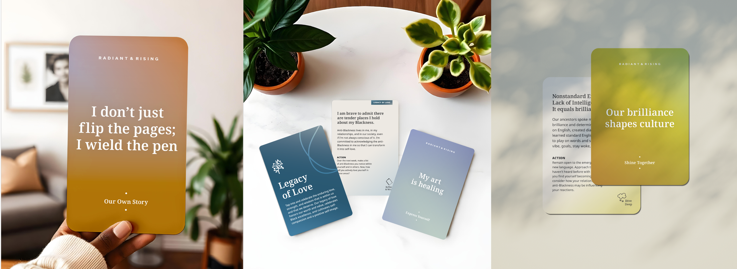 Radiant Affirmation Cards & Sticker Set