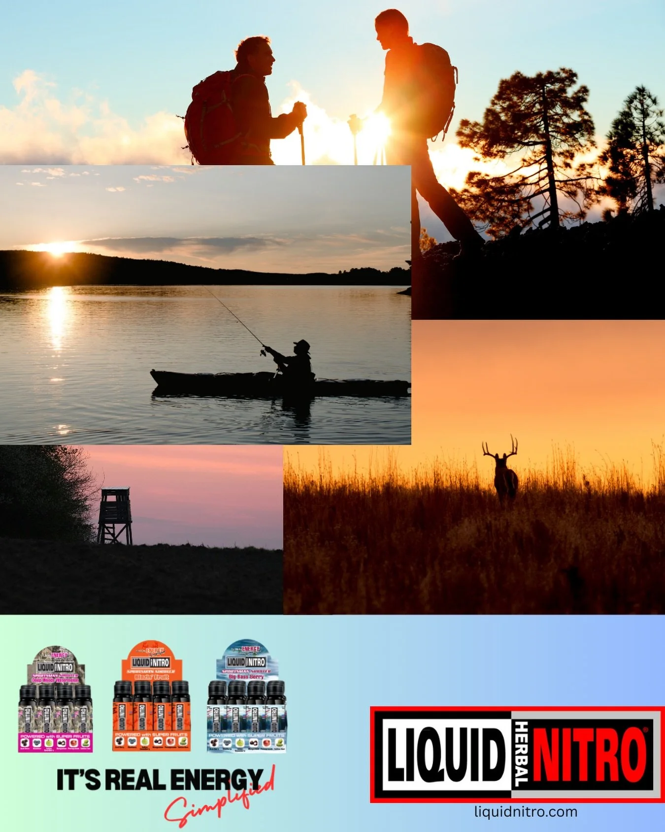 Sun up to sun down &mdash; if you&rsquo;re outdoors, you&rsquo;re all in. 🌅

From hiking ridgelines and paddling quiet waters to sitting on the ice waiting for the next bite 🎣❄️ &mdash; the adventure doesn&rsquo;t stop&hellip; and neither should yo