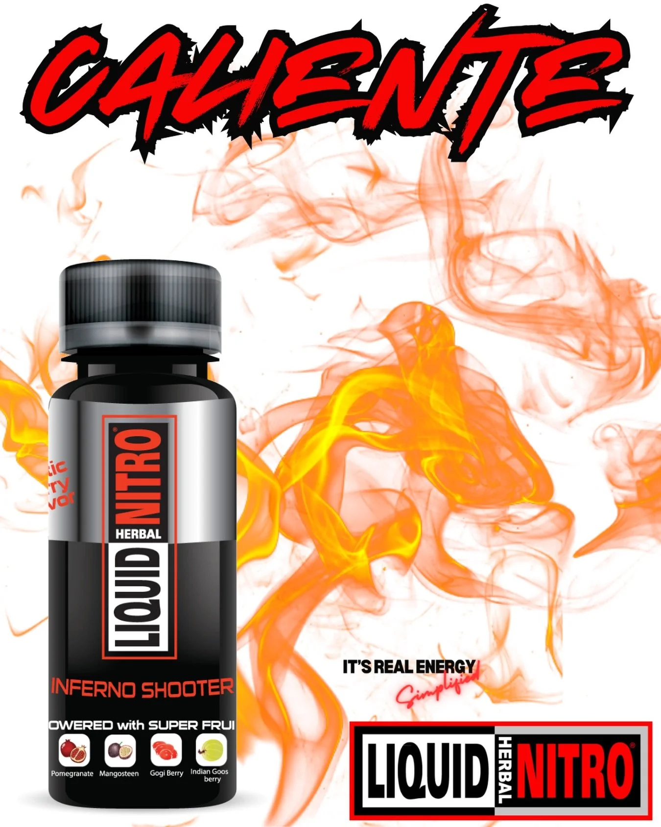 Cold outside? &hellip;Cute. ❄️🔥

When winter tries to freeze your motivation solid, it might be time to bring the caliente. The Liquid Nitro Inferno Shooter comes in hot with bold cinnamon fire to wake up your senses and keep your energy burning all