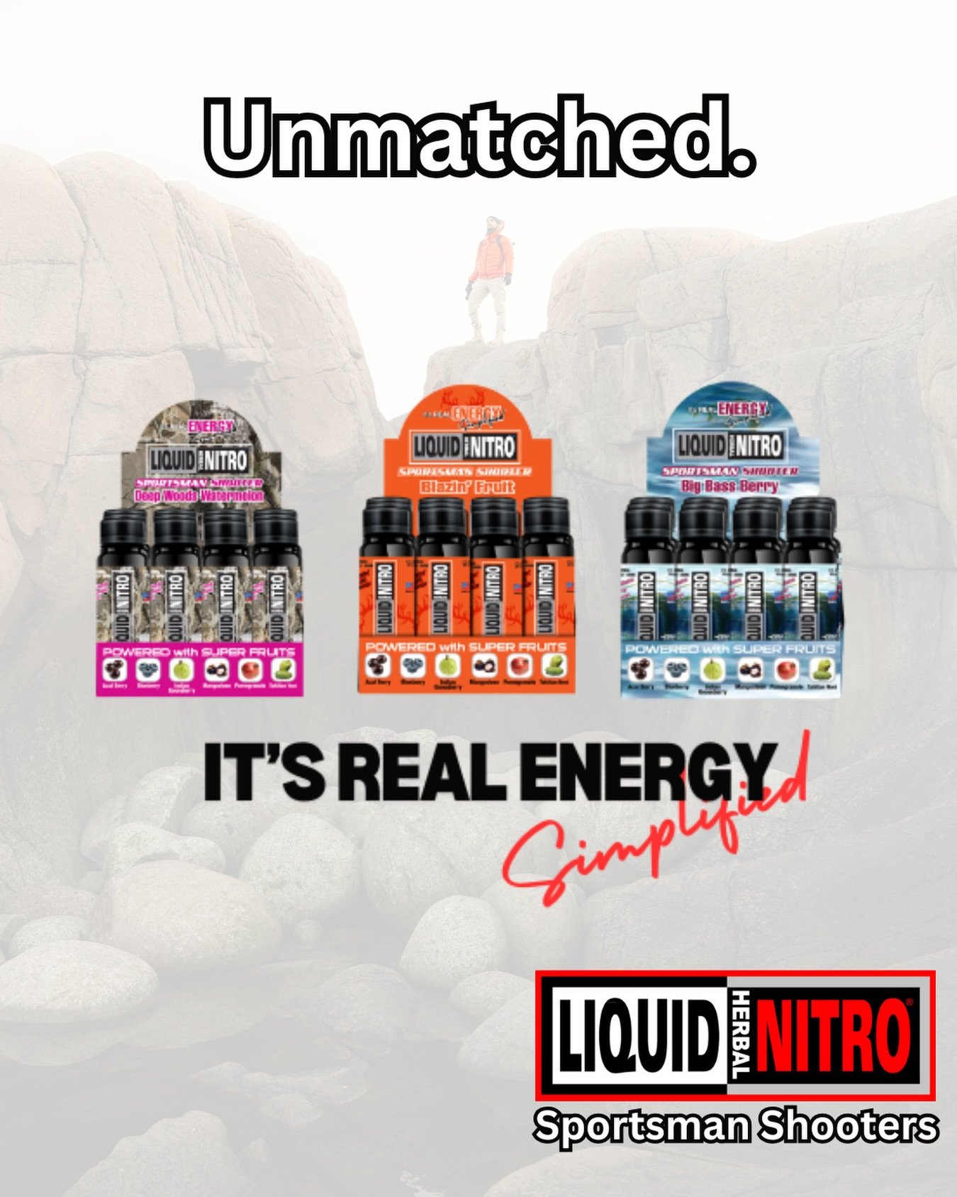 Unmatched. 🎯⚡

When you&rsquo;re out there &mdash; on the water, in the woods, or miles off the beaten path &mdash; you don&rsquo;t need hype. You need steady hands. Clear focus. Reliable energy.

Liquid Nitro Sportsman Shooters deliver smooth, no-j