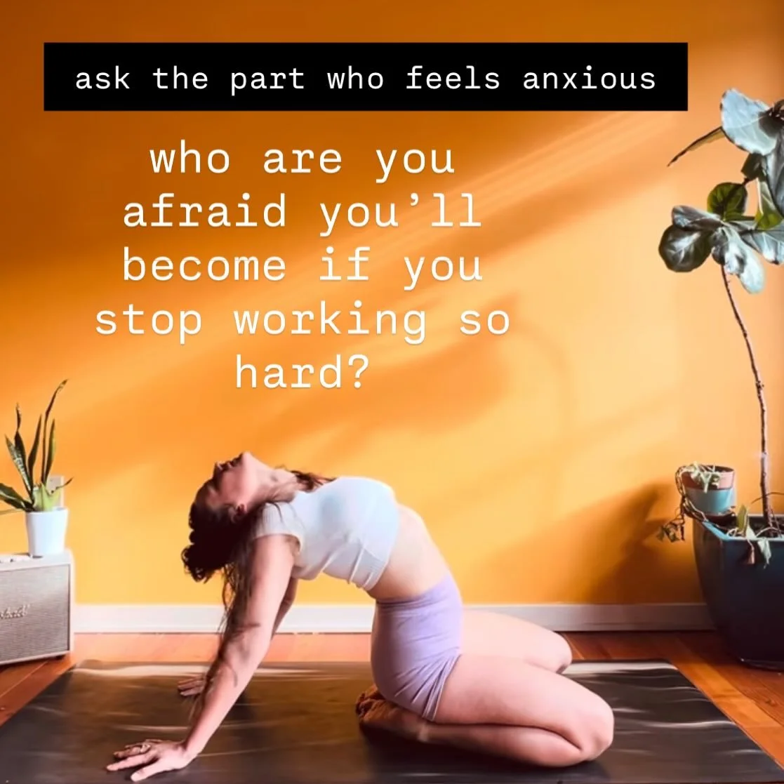 all parts are good, trying to be helpful. They genuinely believe they&rsquo;re saving you. stay curious.

want some helping talking to your parts? 
I post somatic IFS meditations on my Substack &mdash; link in bio 

xoxo 
Chamonix 

#ifs #internalfam