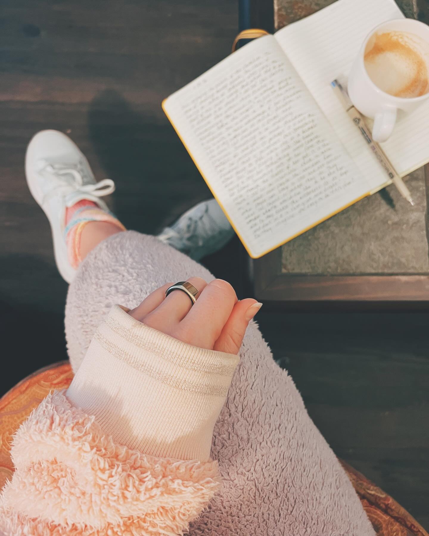 my current projects(s): 

I&rsquo;m journaling in 3rd person every morning &mdash; which is immediately magical since my own life is being documented as a novel. it&rsquo;s proving to be an enlightened idea; helping me view myself from the outside (b