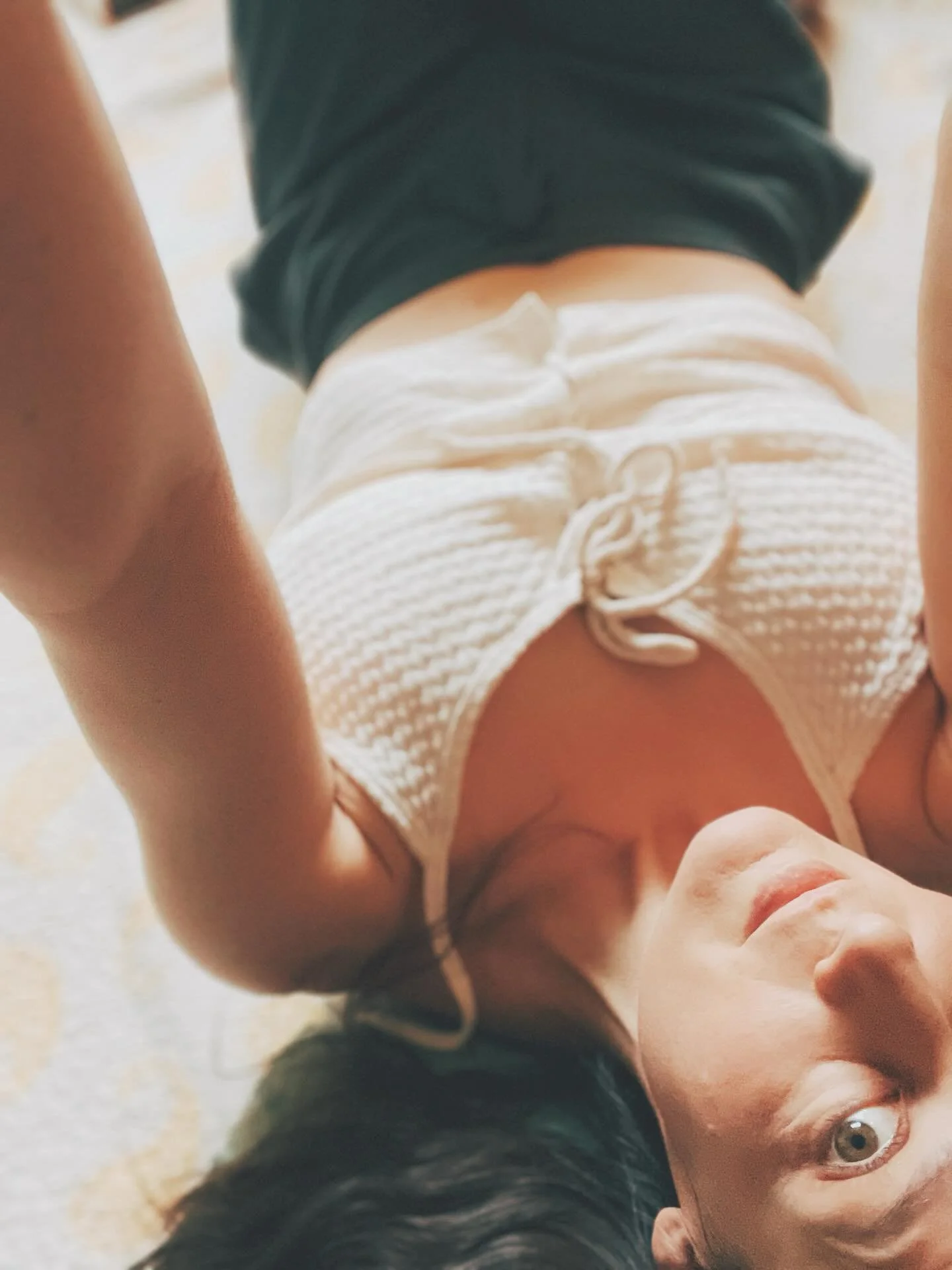 Talking and talking and talking. I wait for the silence to return to my insides &mdash; to fill me up to the farthest corners of my mind, touching me softly with peace. 

&ldquo;Come here,&rdquo; says my body, again and again and again &mdash; withou