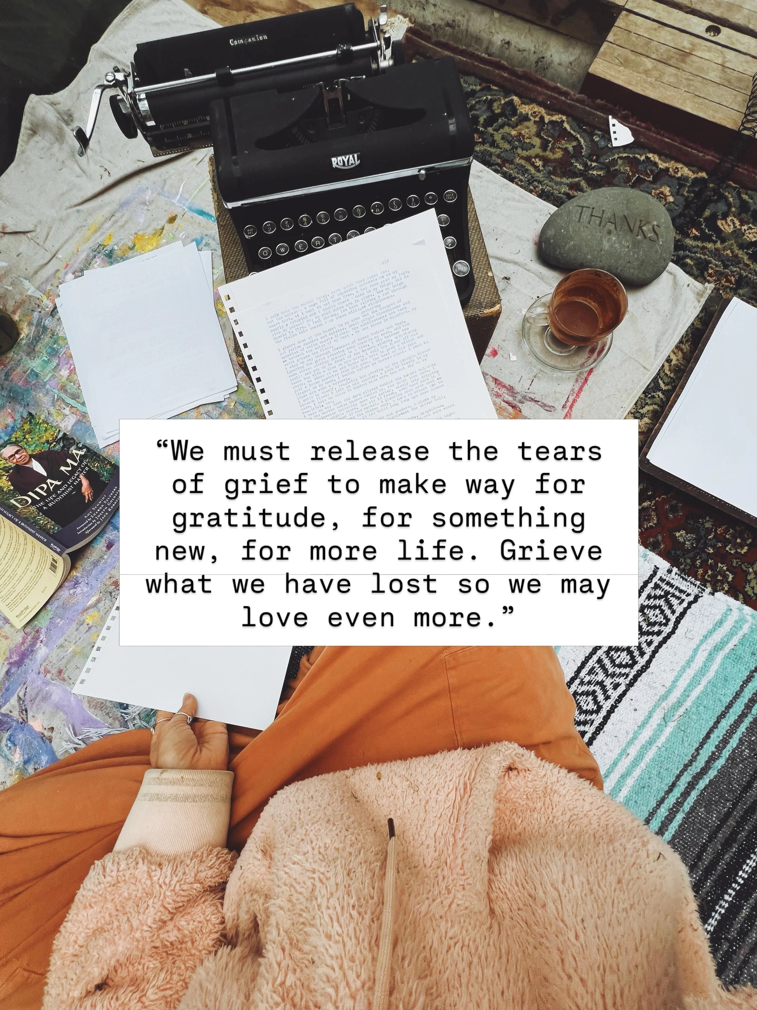 What have you lost? 

This is the question that will cut us into the heart of the matter, and we must puncture the heart or it won&rsquo;t bleed enough. 

It will stay bloated with unfelt feelings, mainly grief, and your insides will fester and the p