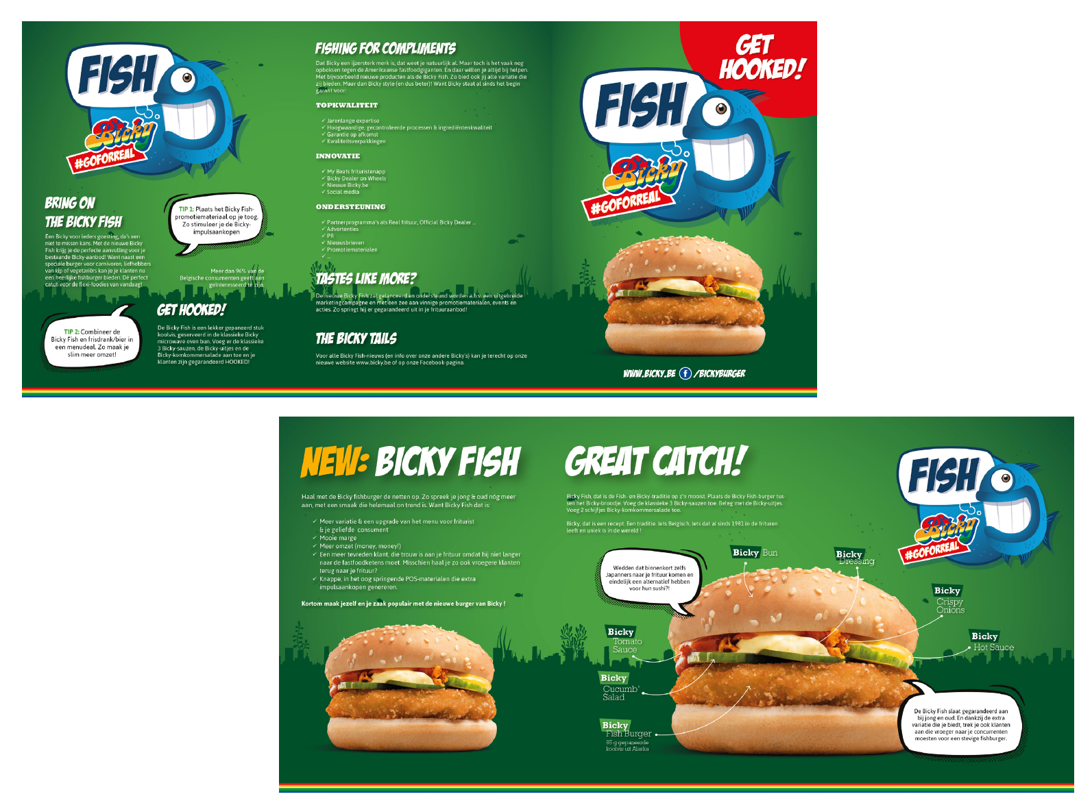 Bicky Fish product- en launchbrochure