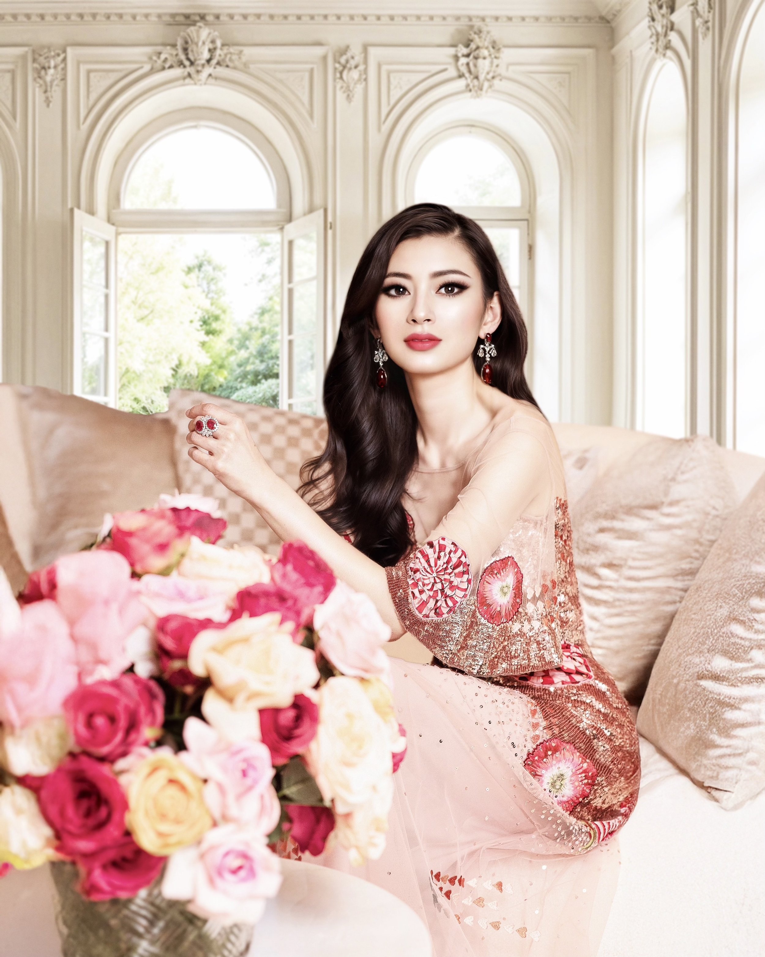Rebecca Wang, film producer and philanthropist, known for her contributions to the arts and humanitarian initiatives