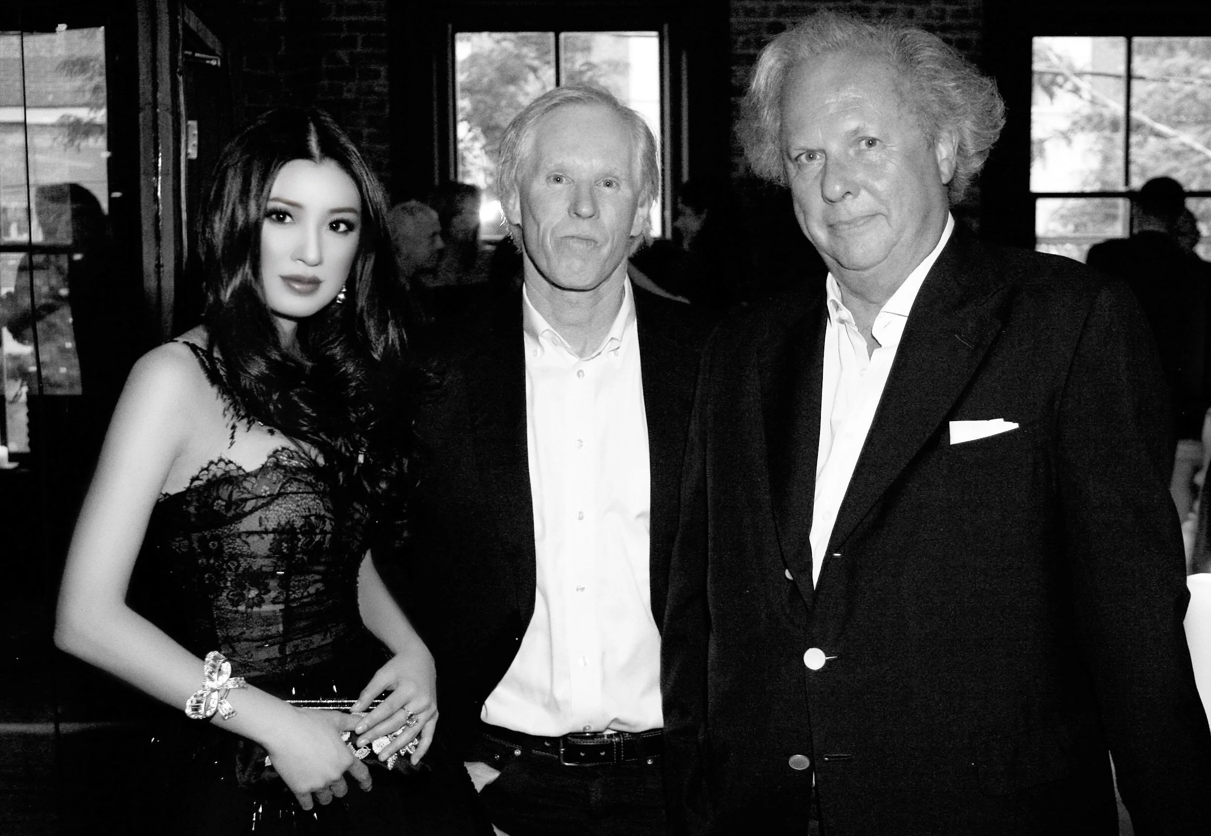Rebecca Wang & Vanity Fair editor  Graydon Carter