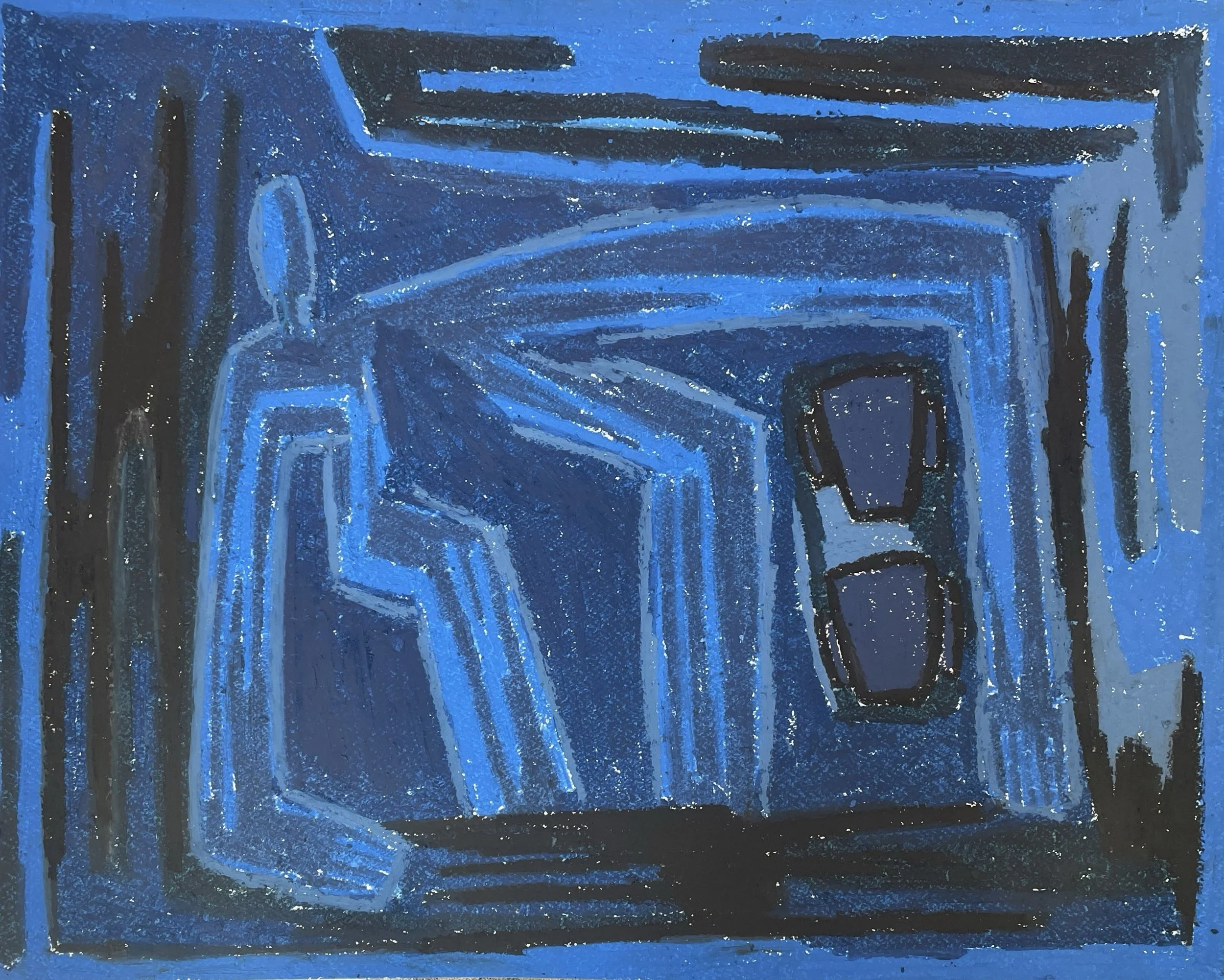 'Månelys'
Oliepastel på papir
50 x 40
2600 DKK