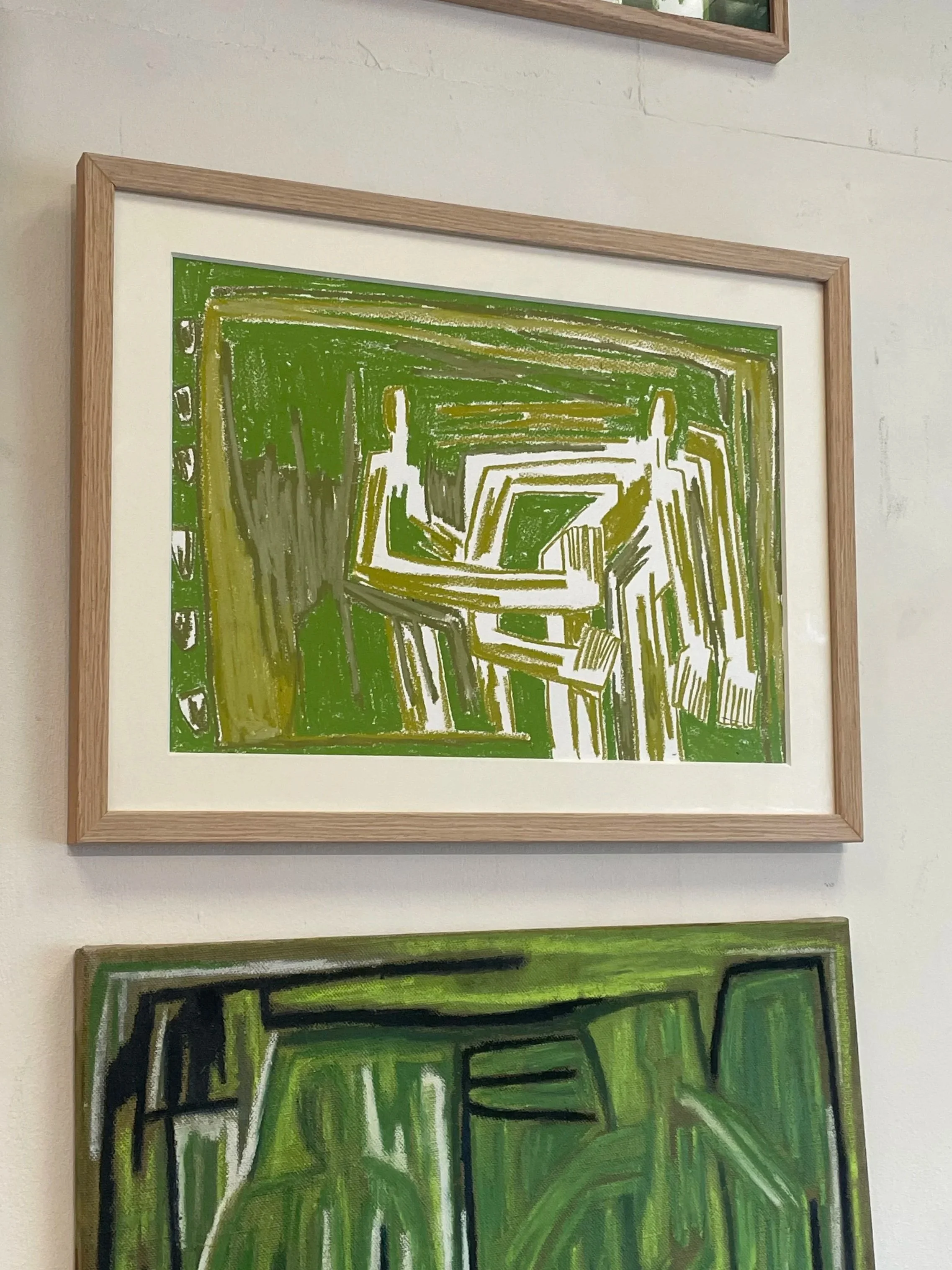 ‘Forlader naturen med hvile’
Oliepastel på papir
A3

I ramme af egetræ med refleksfrit, UV-beskyttet glas og passepartout
3800 DKK