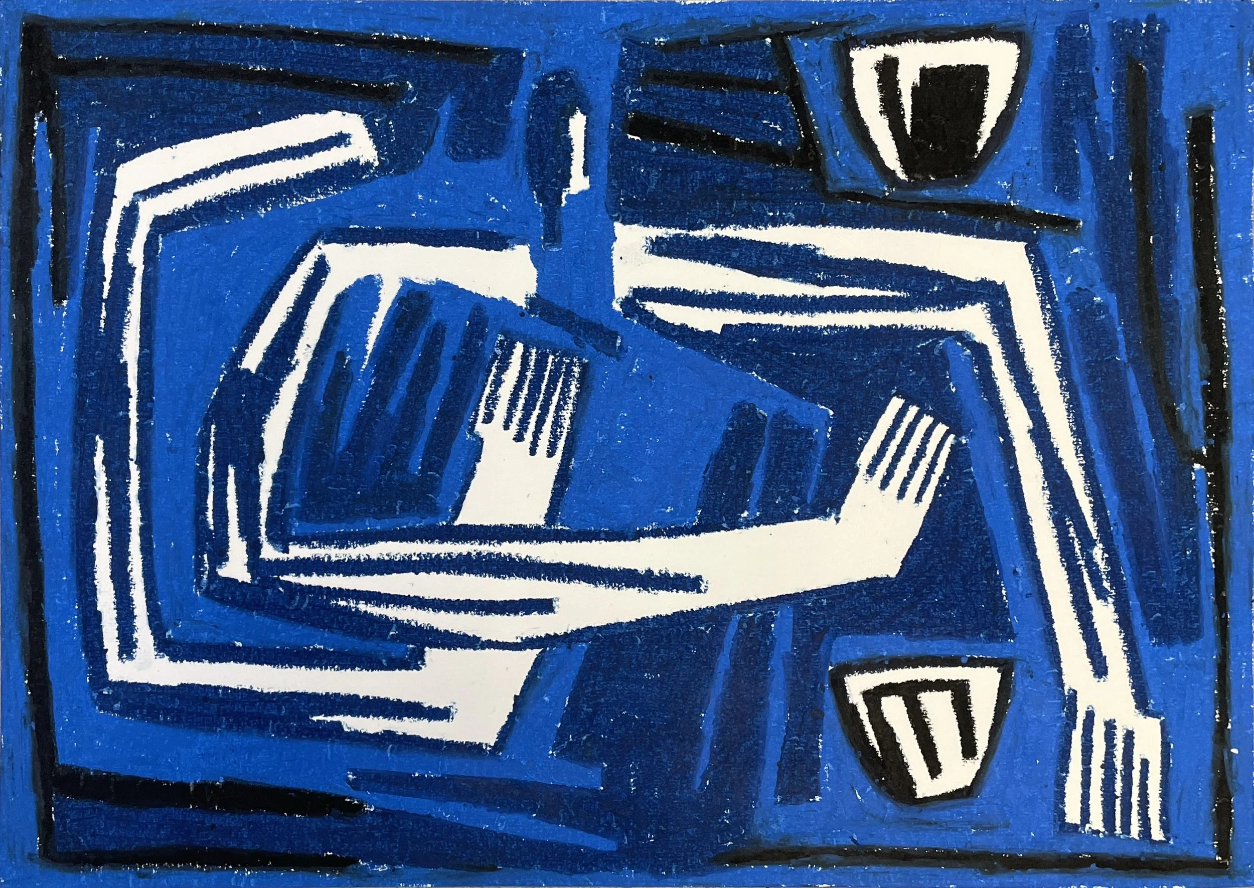 'Alt forbundet'
Oliepastel på papir
A3
2200