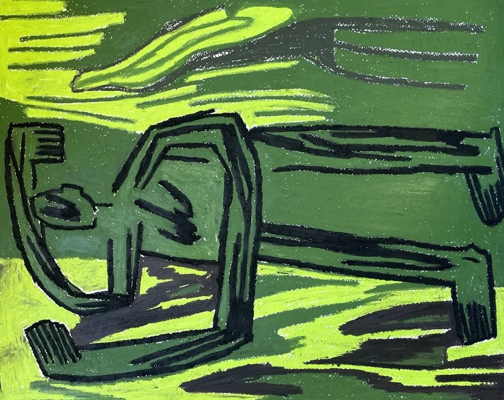 'Et sted at hvile'
Oliepastel på papir
50 x 40
2600 DKK