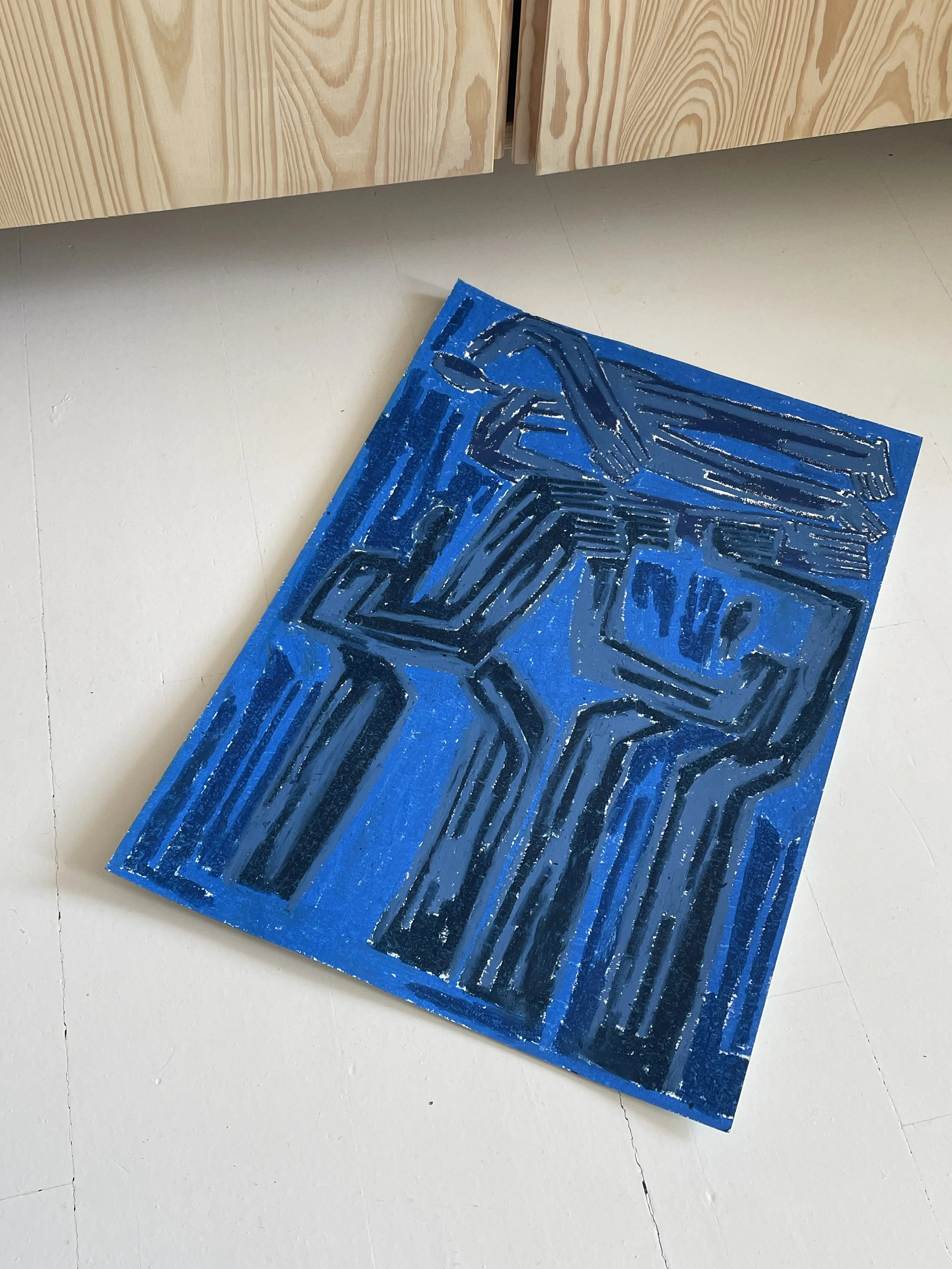 'Fine nat'
Oliepastel på papir
A3
2400 DKK