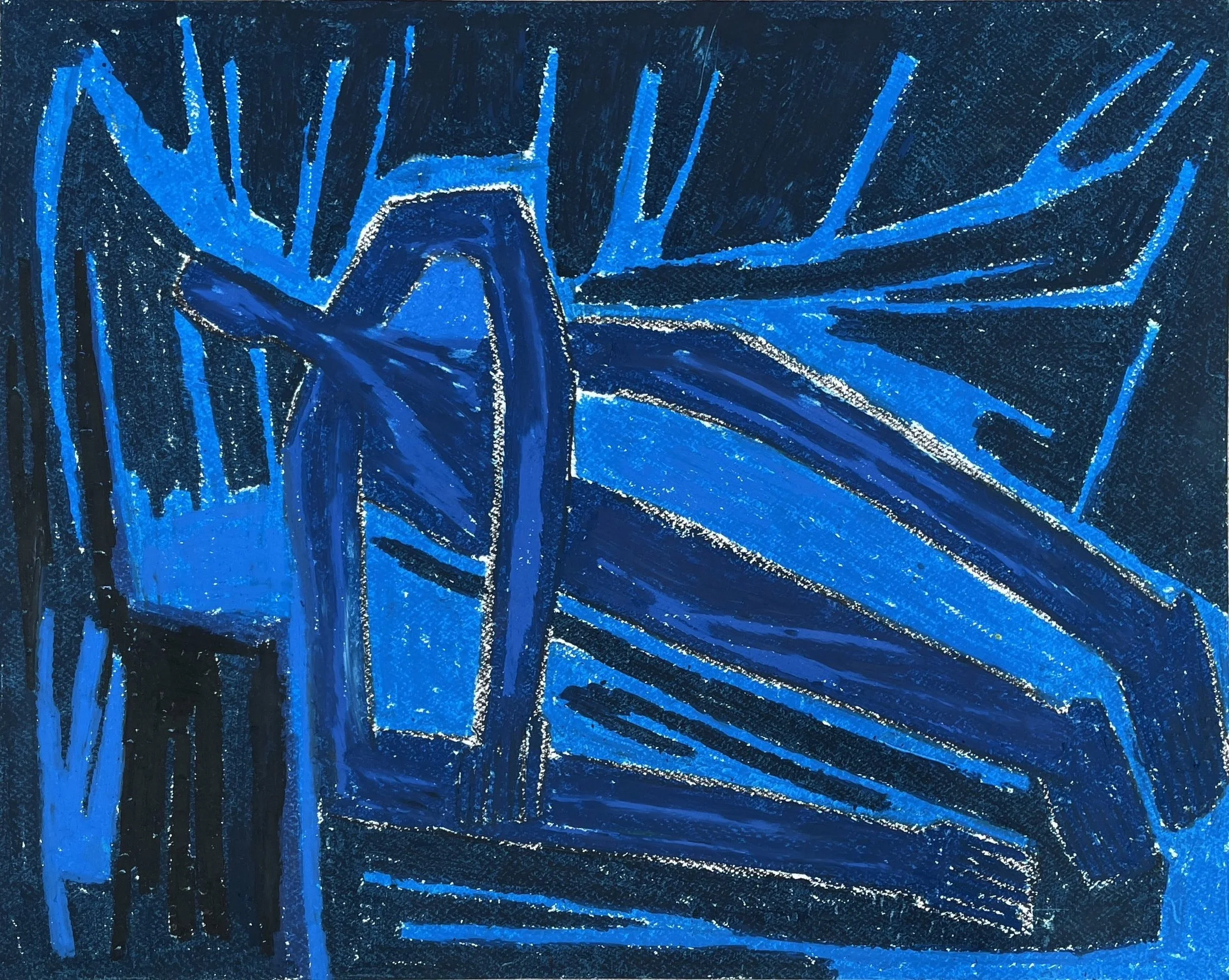 'Svævende stund'
Oliepastel på papir
50 x 40
2600 DKK