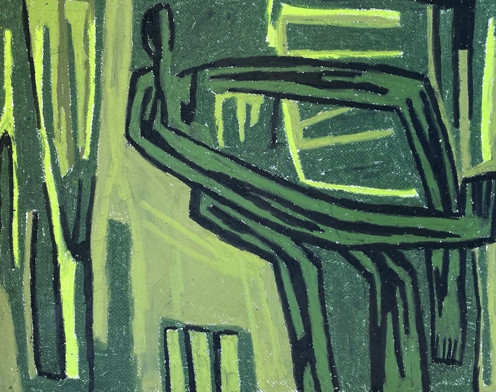 'I naturen'
Oliepastel på papir
50 x 40
2600 DKK