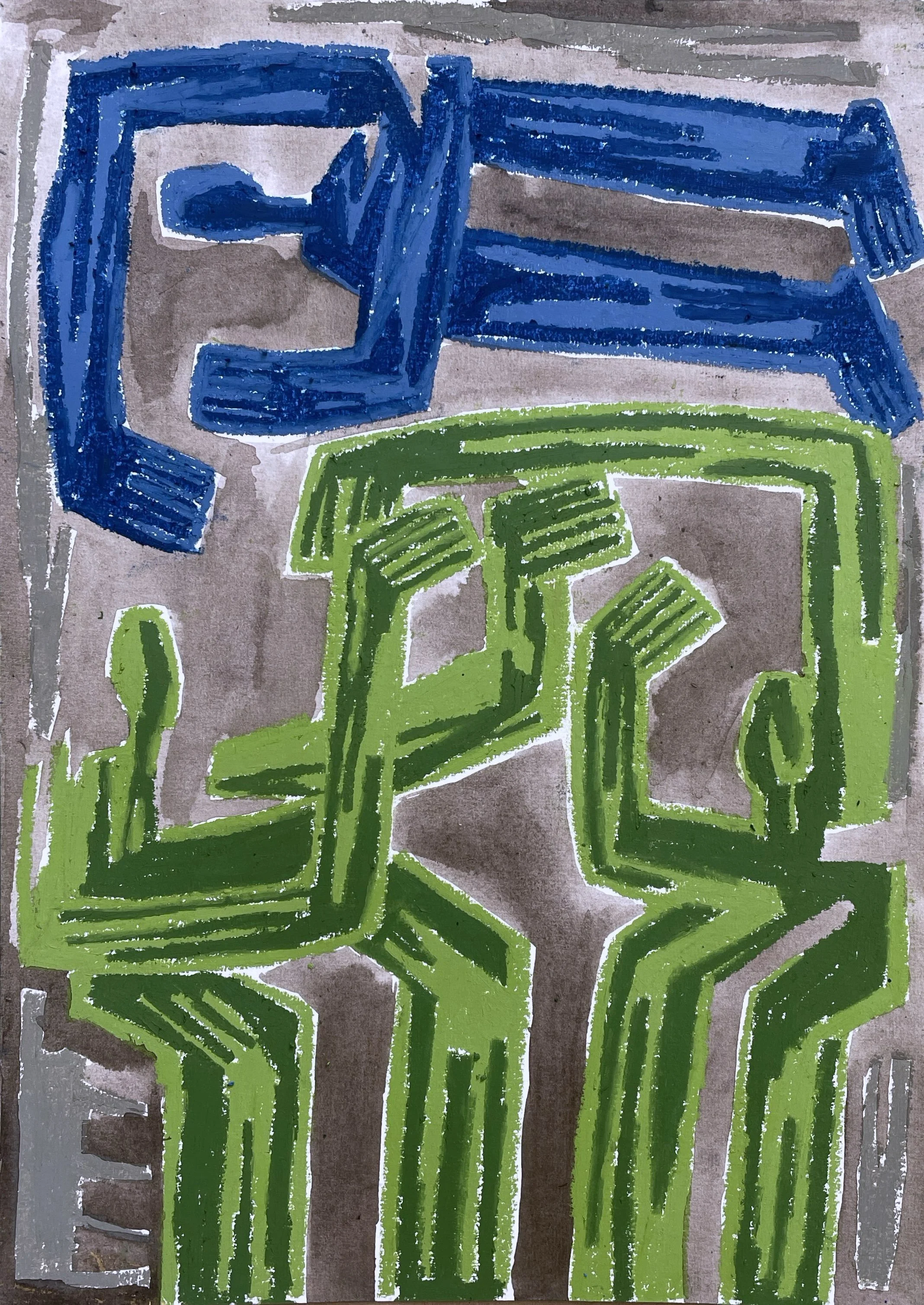 'Gennem årstiderne'
Oliepastel på papir
A3
2400 DKK