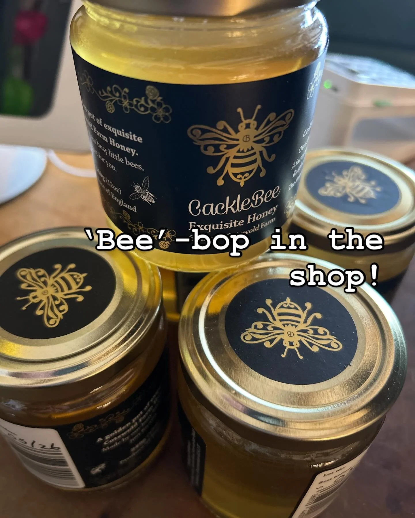 Fresh stock of CackleBee honey just landed!