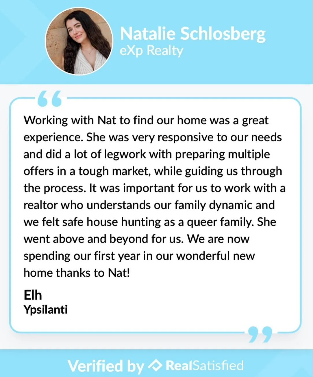 This recommendation illustrates one of the reasons why I love my job! I&rsquo;m thrilled I could be of so much help to you, Shine-Reamer Family! Thank you for everything you did to make this project happen.

See more: natnooks.com/testimonials or htt