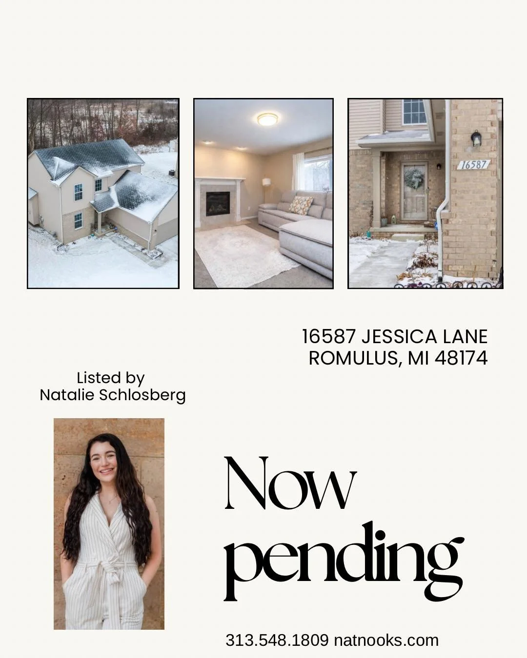 Proud to be pending! 💪 

Smack dab in the middle of the worst snow-suffocating winter I&rsquo;ve seen in years, we got 16587 Jessica Lane from &ldquo;just listed&rdquo; to &ldquo;pending&rdquo; in a grand total of 11 days! Not even an open house! 

