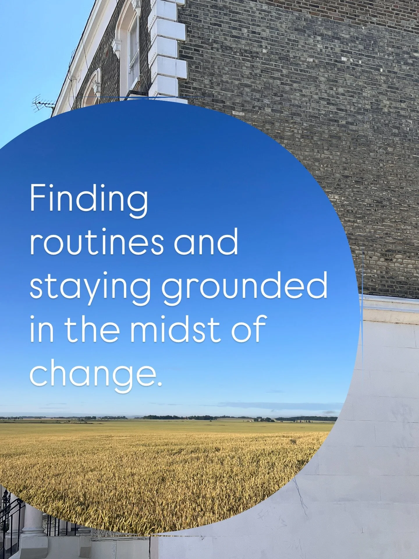 First week of finding routines. Or at least trying out options for new routines. Lots of new things happening in life now, and I want to share with you a few things I&rsquo;ve tried to do this week to keep me grounded and feeling as good as I possibl