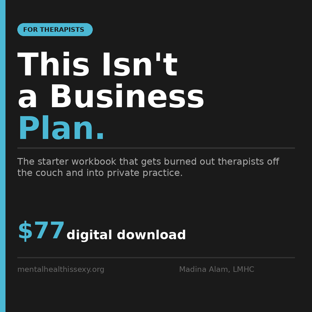 How to Start a Private Practice: Business Plan Starter Workbook for Therapists