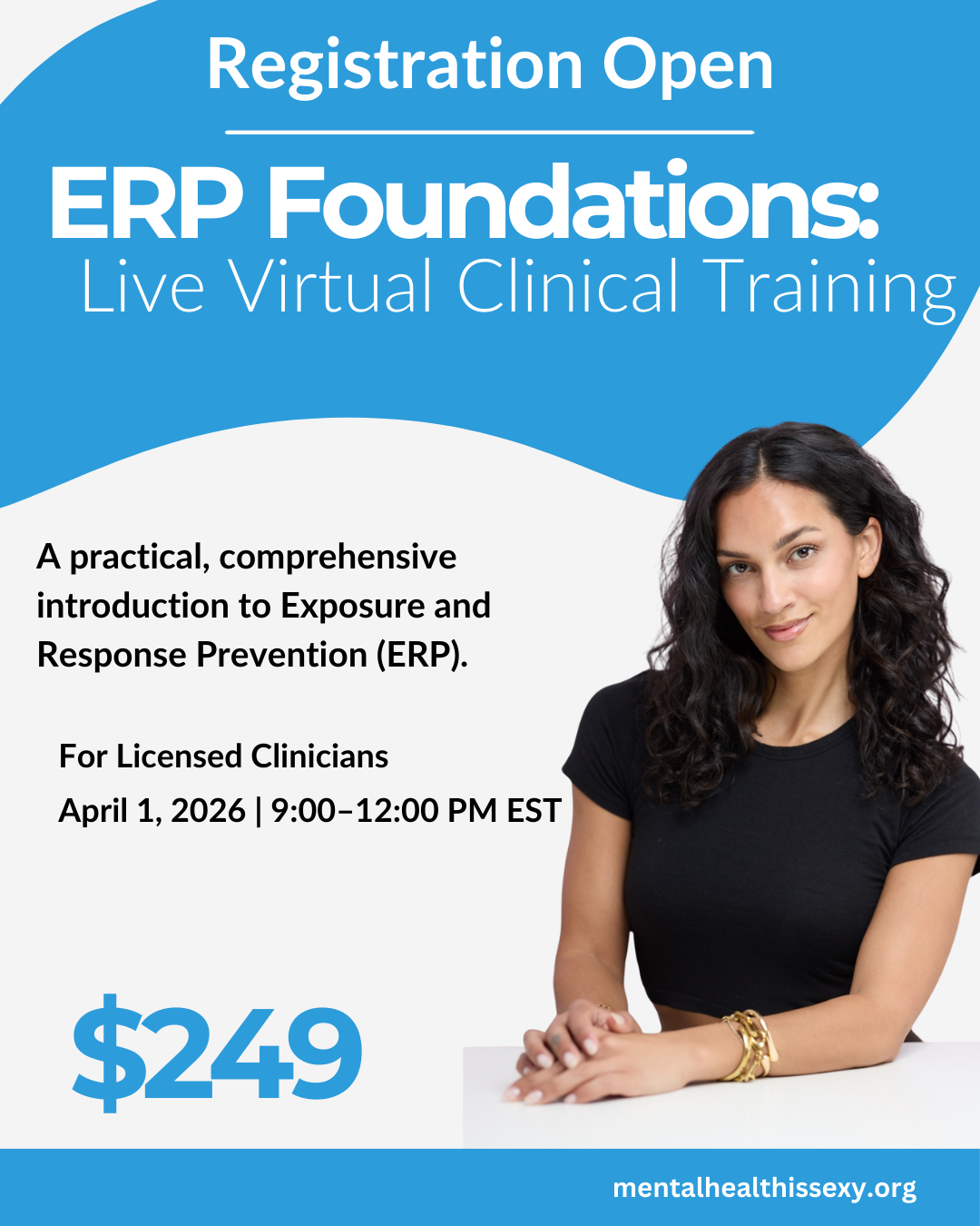 LIVE 3-Hour Clinical Training: Exposure & Response Prevention (ERP) for OCD