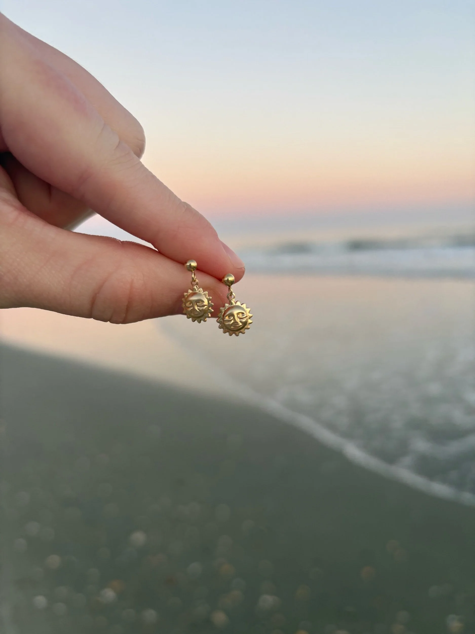 sunshine stud earrings