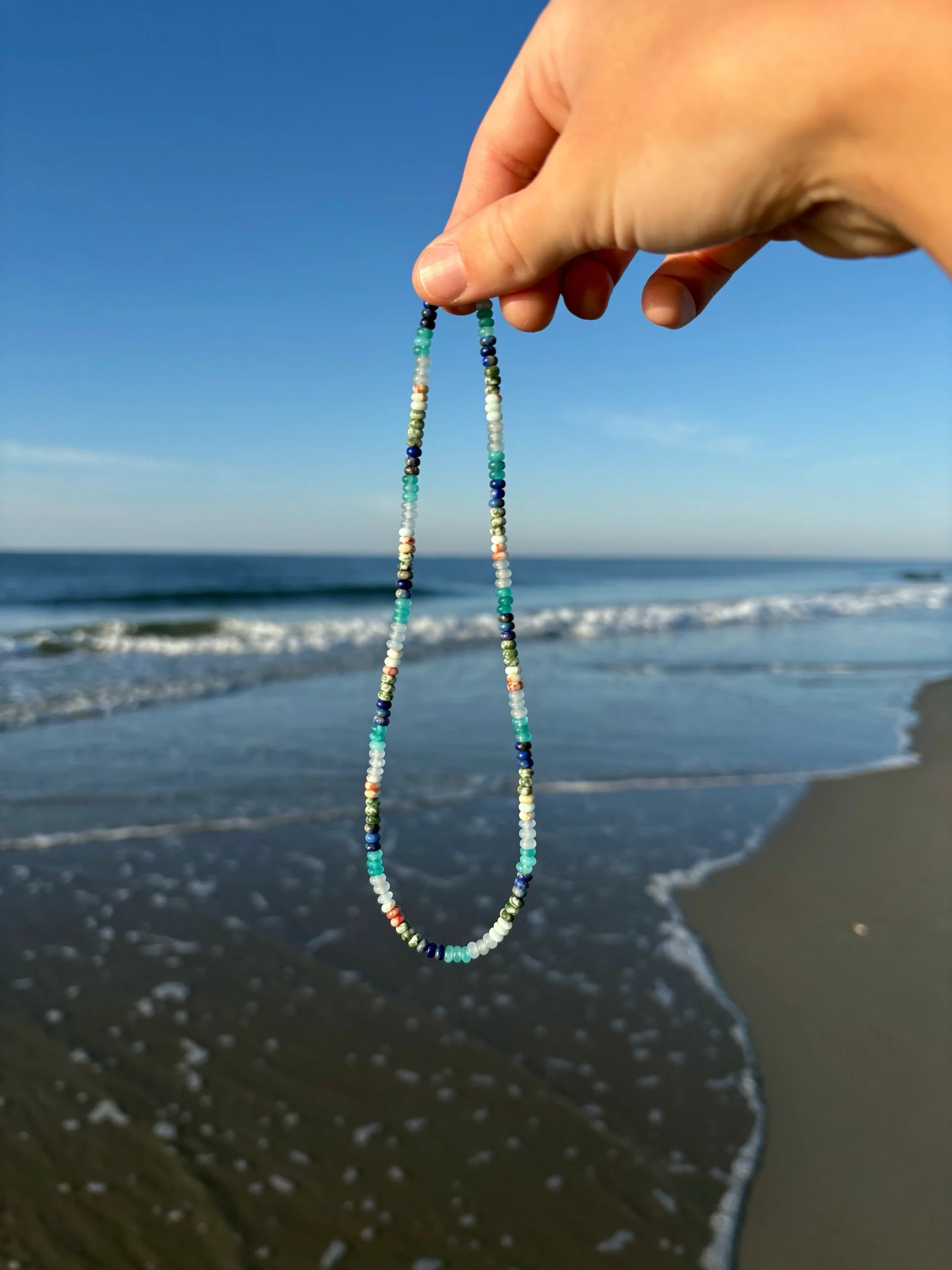 ocean blue necklace