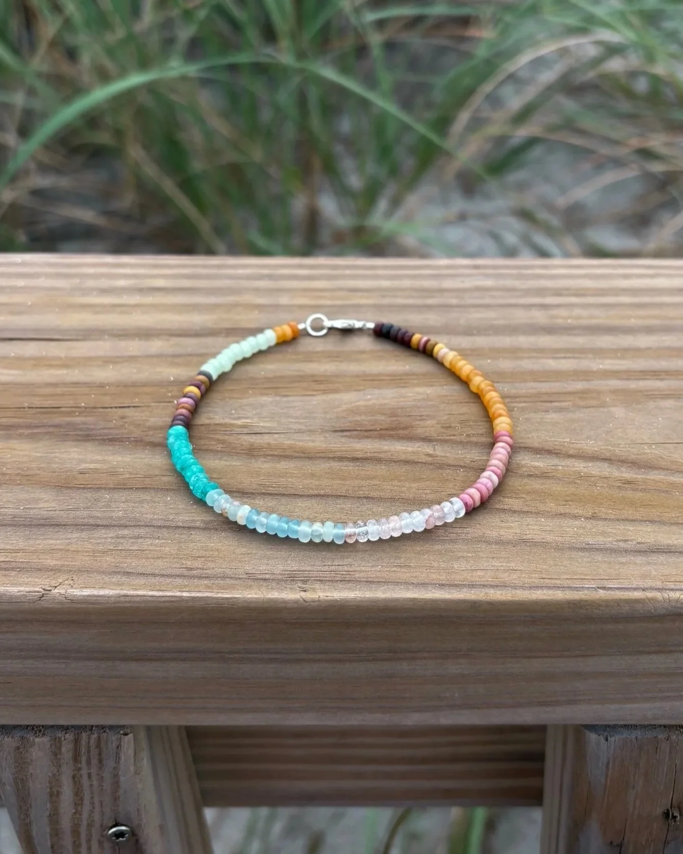 sunset beach anklet