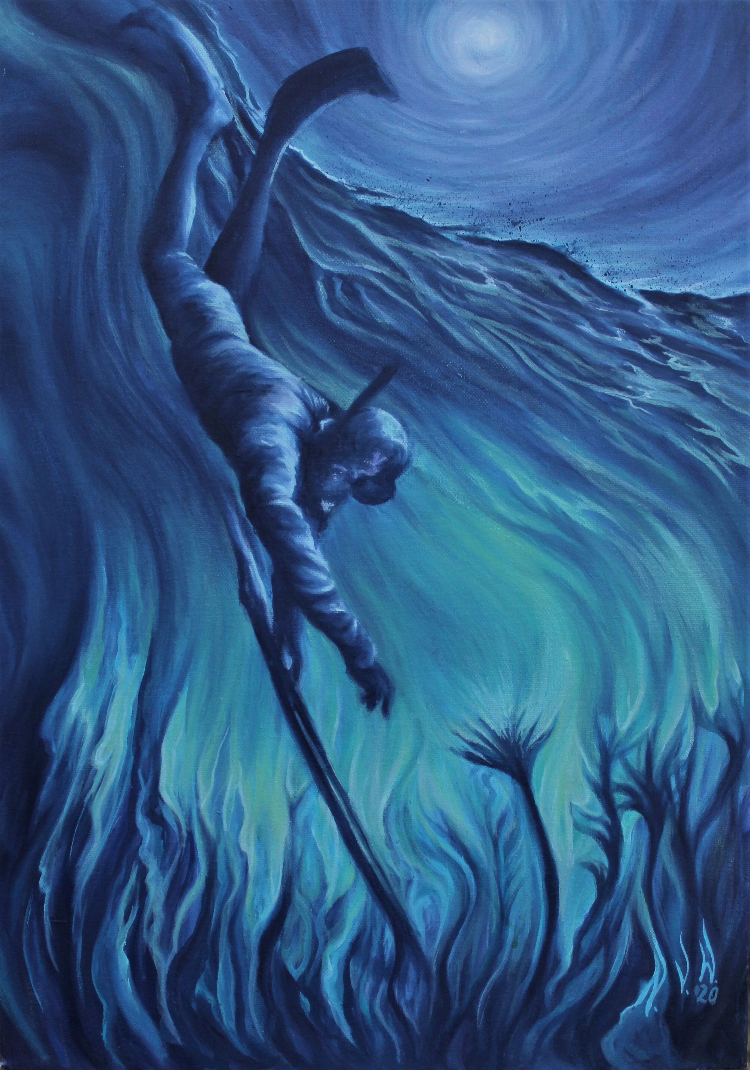 Deep Sea Swimming (Commission)